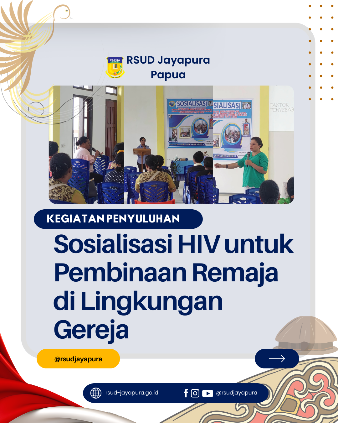 Sosialisasi HIV untuk Pembinaan Remaja di Lingkungan Gereja, GKI Sion Padang Bulan Jayapura
