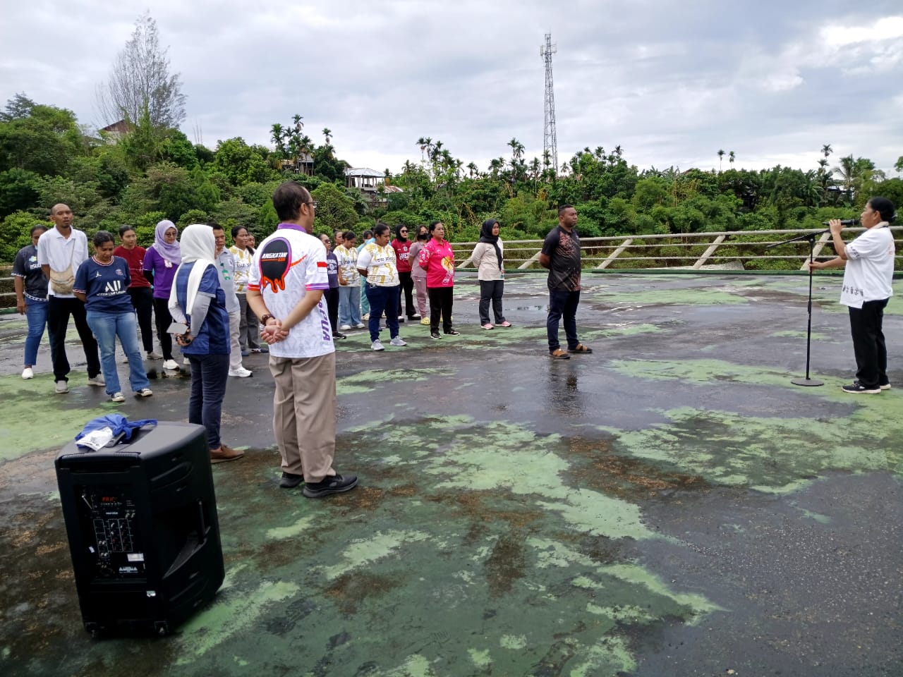 Apel Pagi RSUD Jayapura Berlangsung di Helipad pada Jumat, 29 Agustus 2025