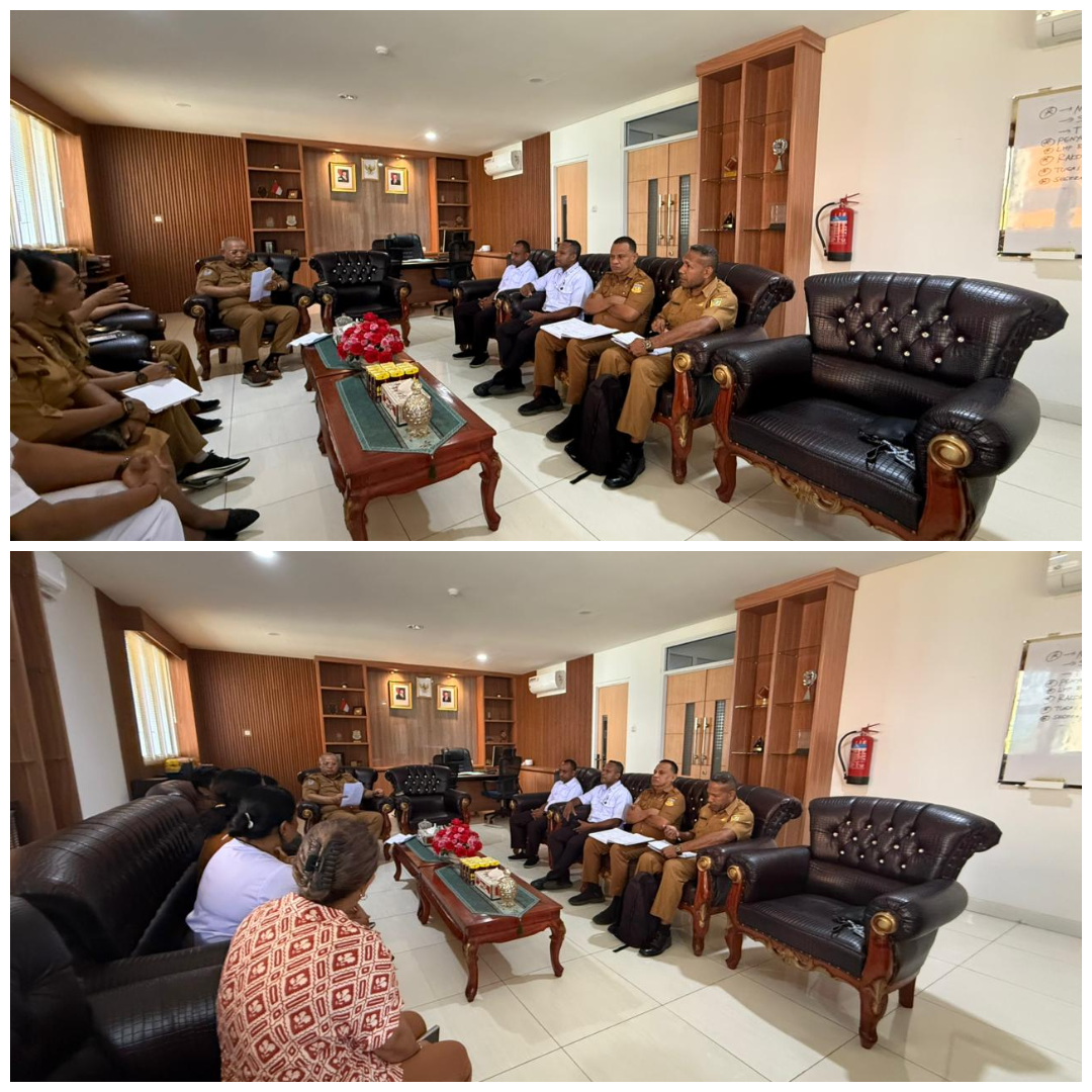 RSUD Jayapura Lanjutkan Koordinasi Pembahasan Jasa Covid 2021–2022 Bersama Inspektorat Papua