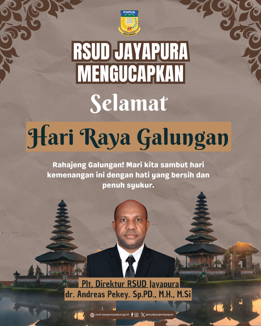 Selamat Hari Raya Galungan, 19 November 2025.